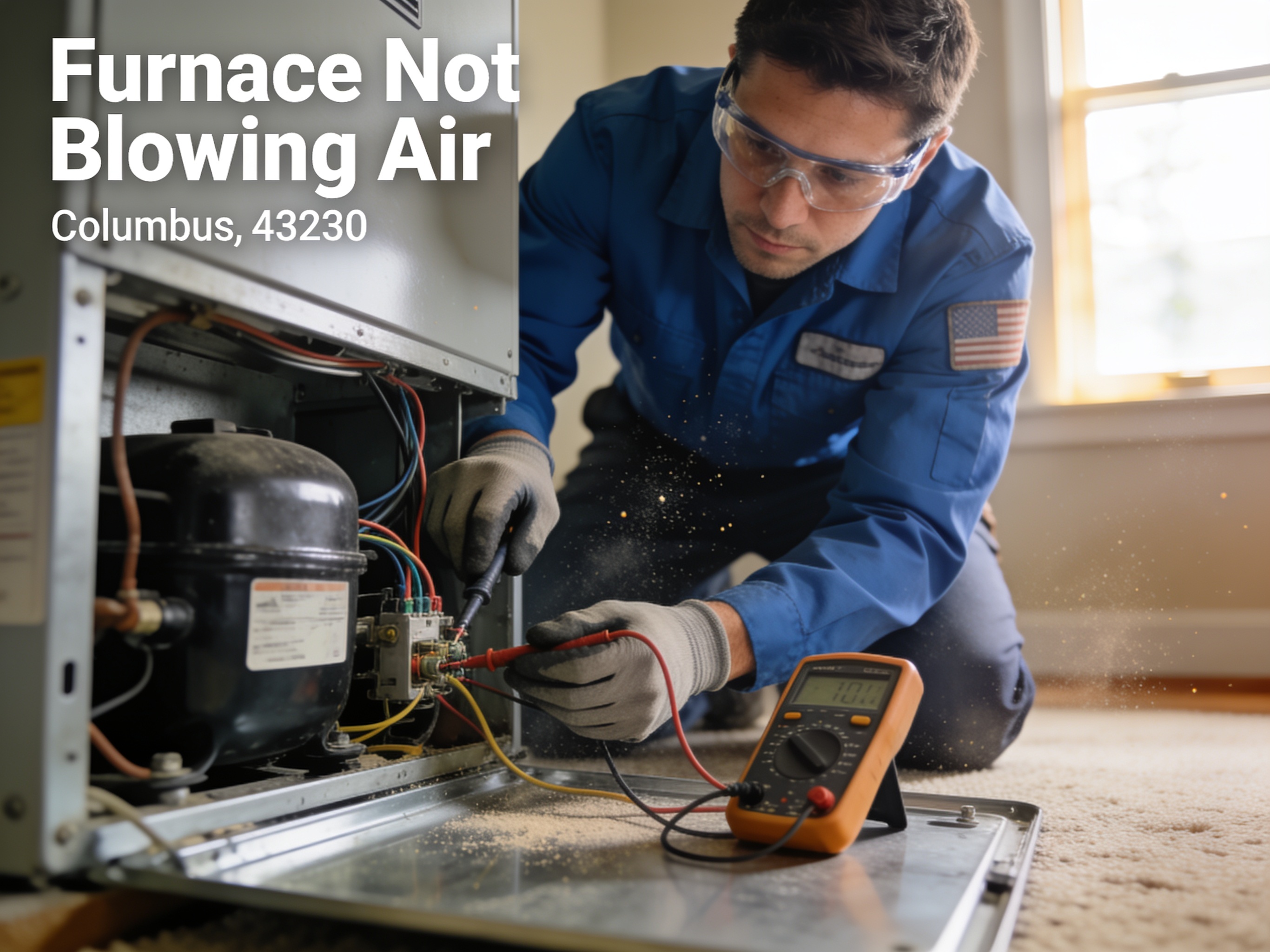 Furnace Not Blowing Air in Columbus 43230, OH